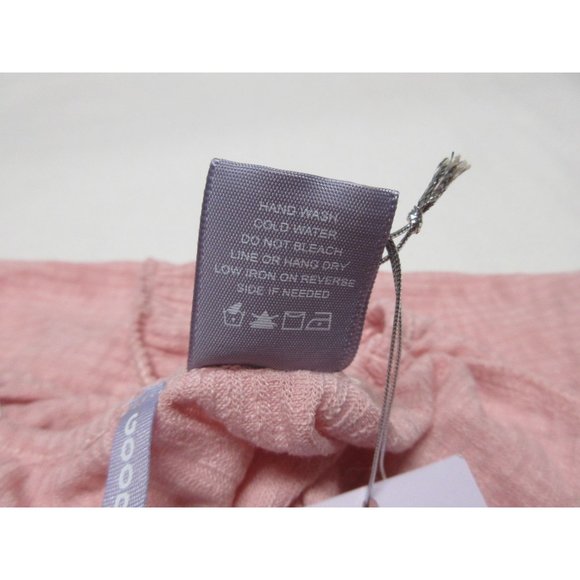 Good Luck Girl pink waffle cinched waterfall t-shirt‎ - Picture 8 of 11